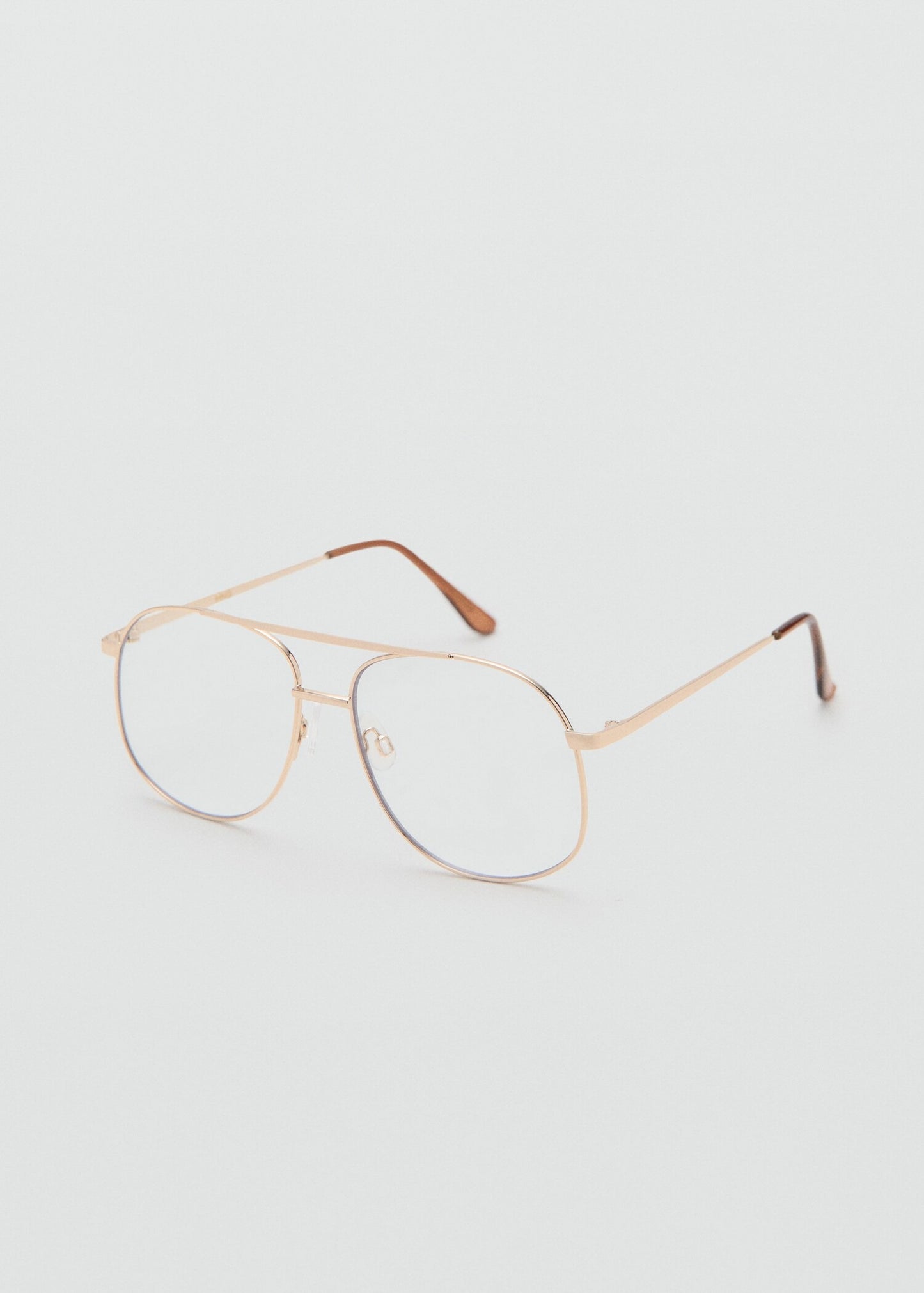 Occhiali da sole aviatore vintage con montatura in metallo